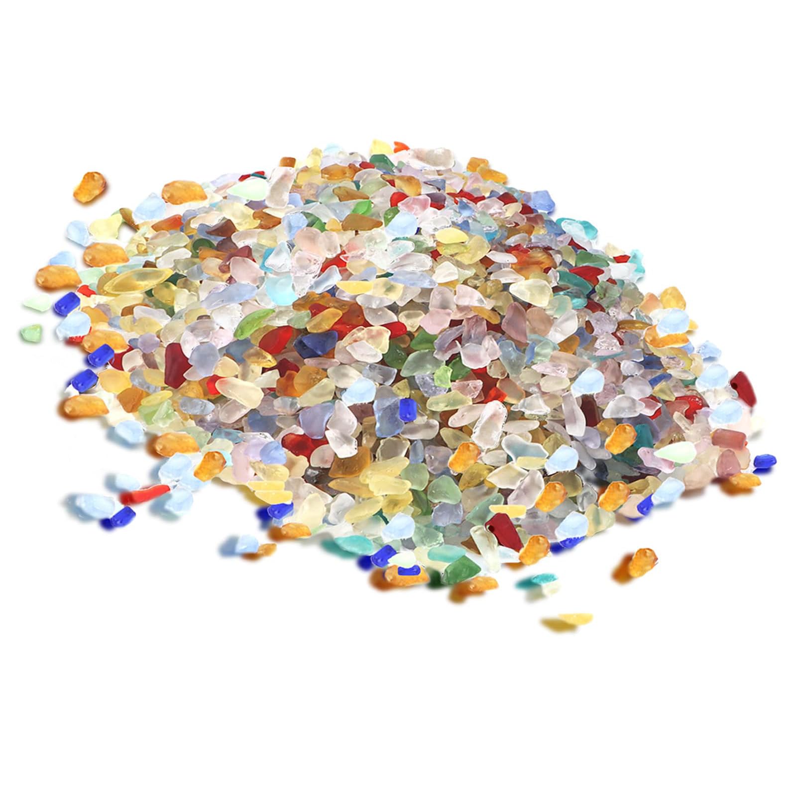 Agatige Grava para pecera, Piedras Decorativas de Colores Mezclados Piedra Natural Colorida de 250g/0,55 LB Piedras de Grava para acuarios de Peces y Decoraciones para Tanques