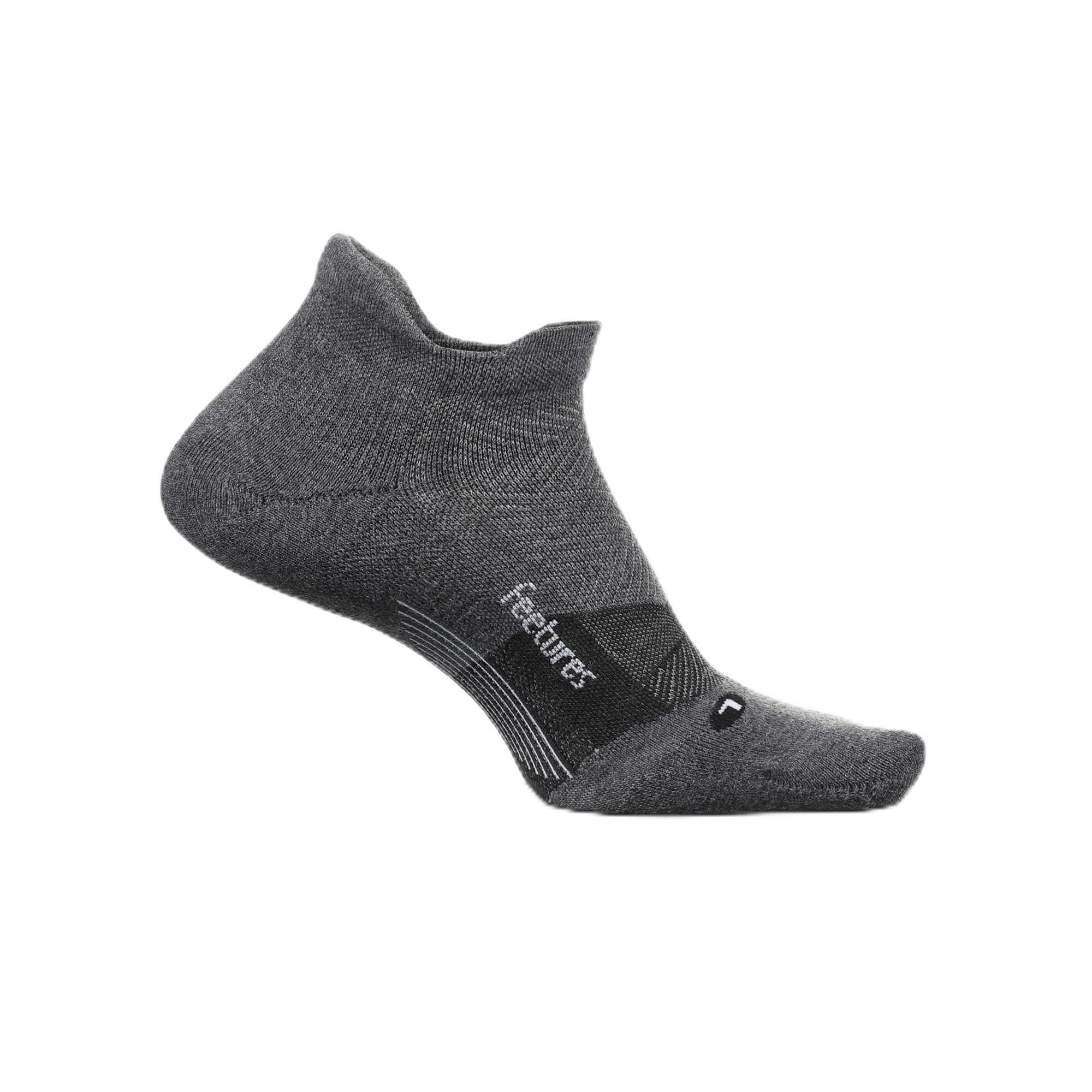 Feetures Unisex Golf Max Cushion No Show Tab Gray X-Large