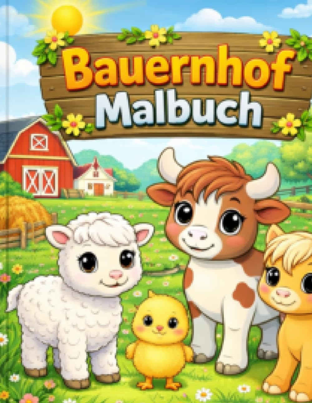 Mein erstes Bauernhof-Malbuch