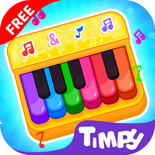 Canciones musicales para niños con piano: juegos de Timpy Baby para niños en edad preescolar