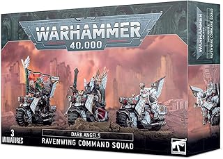 Games Workshop 99120101238" Dark Angels Ravenwing Command Squad Miniature