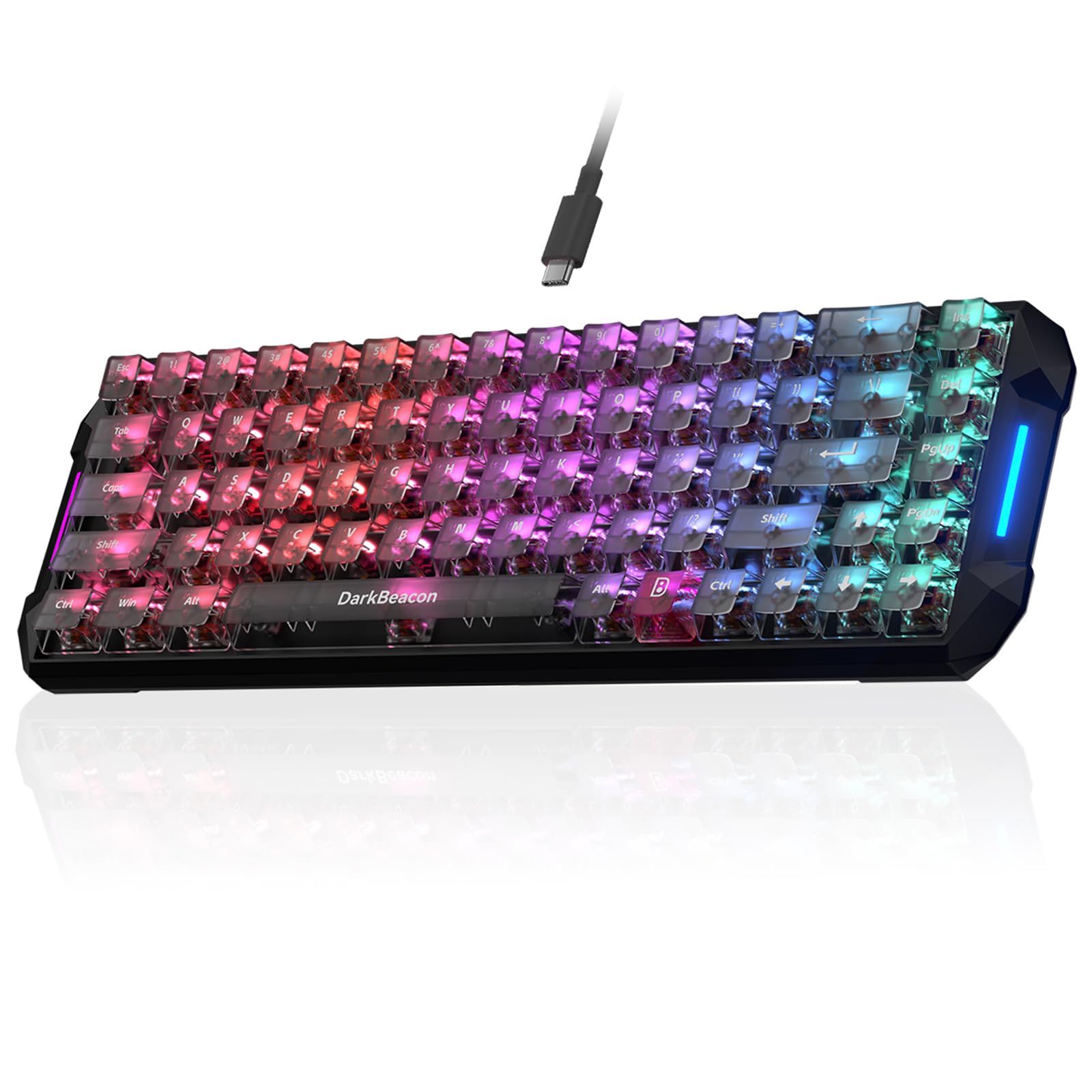 Blade68 Wired Mechanical Keyboard 65%, Silent Switches, Quiet Typing, Hot Swappable, Gask…