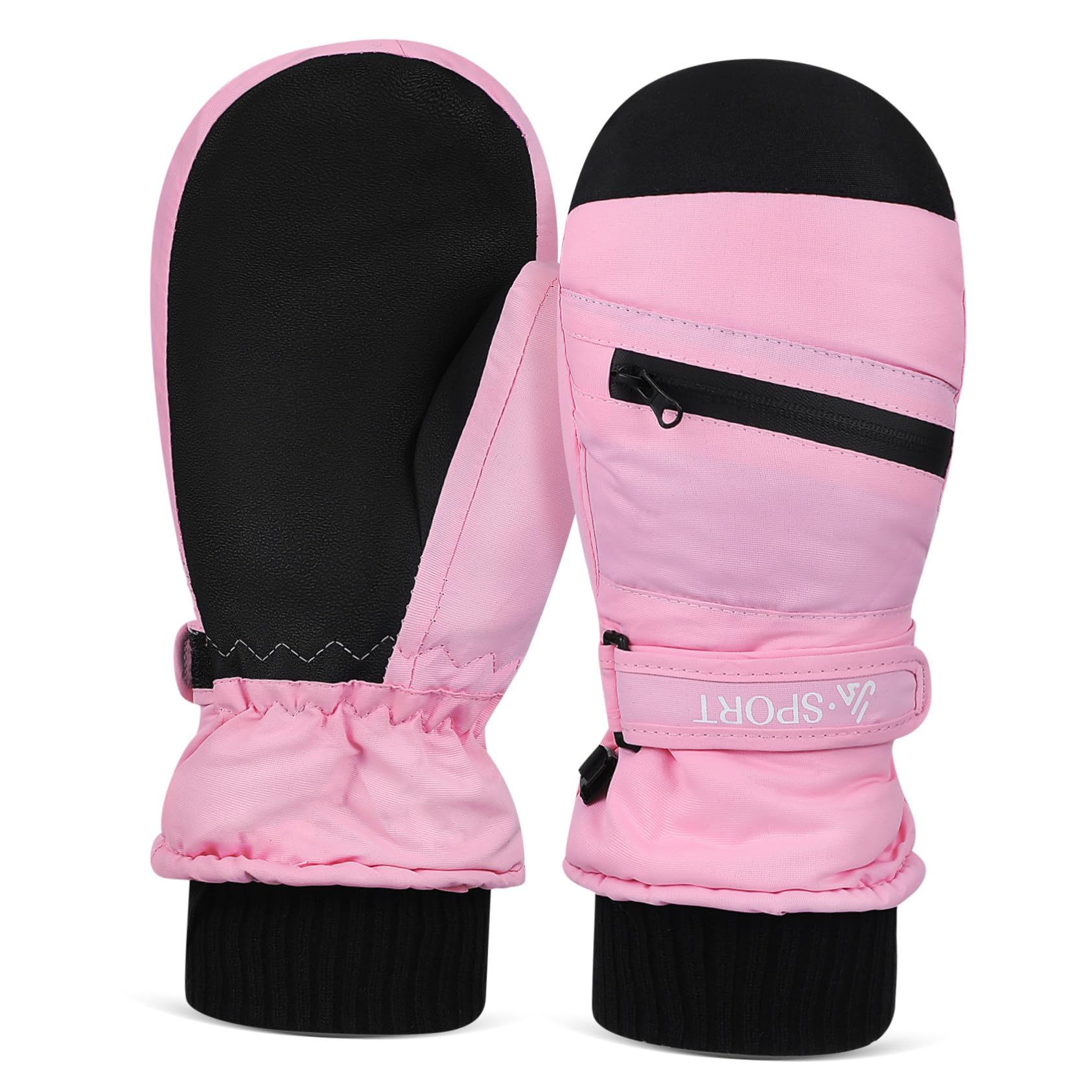 Toddmomy de Ski Imperméables et Coupe-vent pour Hommes et Femmes Thermiques Chauds Écran Tactile Résistants à Eau pour Activités Hivernales Extérieur