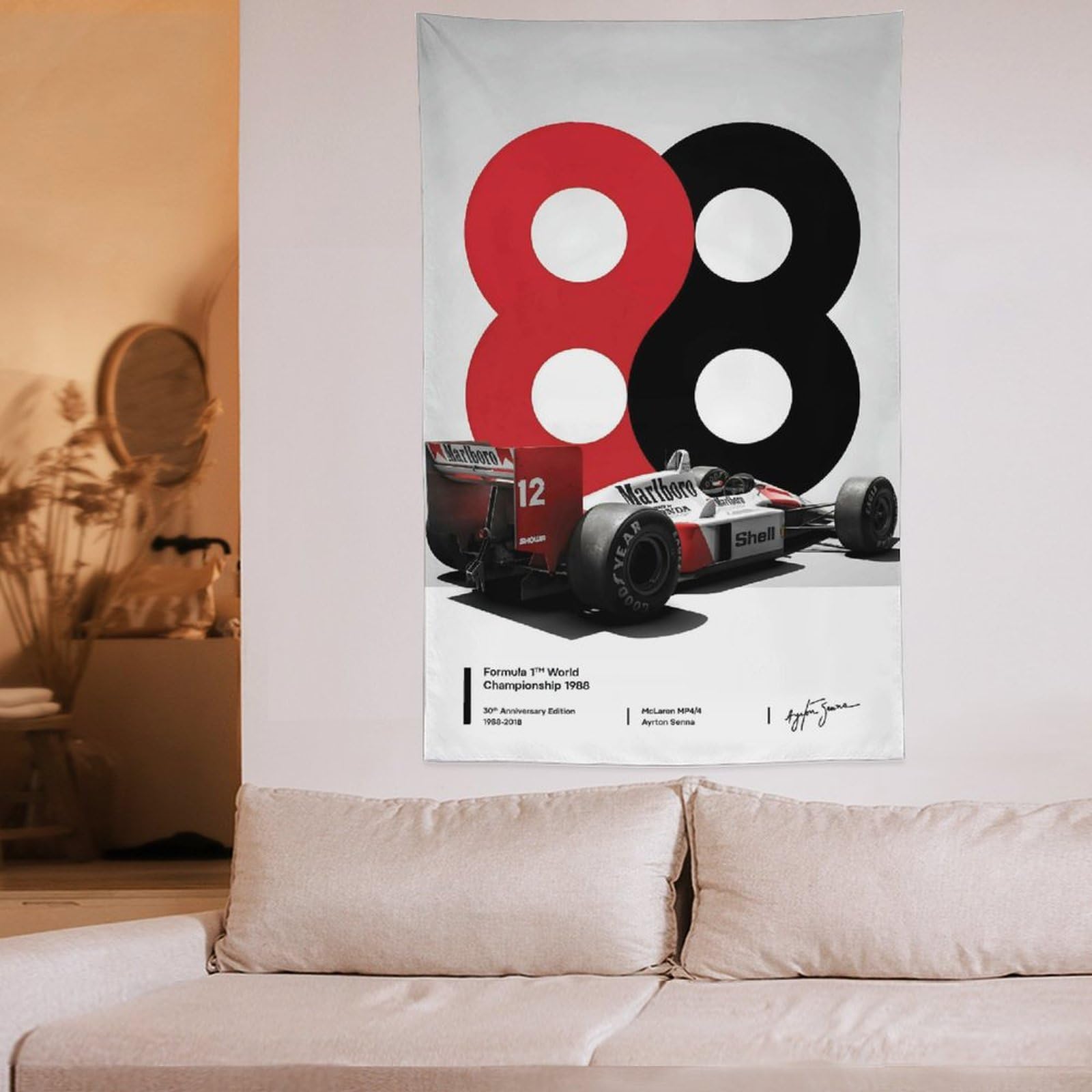 Amazon.co.jp: アイルトンセナF1フォーミュラ世界チャンピオン