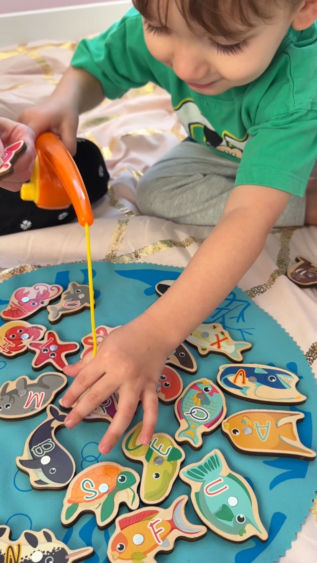 Amazon.com: TOP BRIGHT Montessori Toddler Fishing Game - Kids