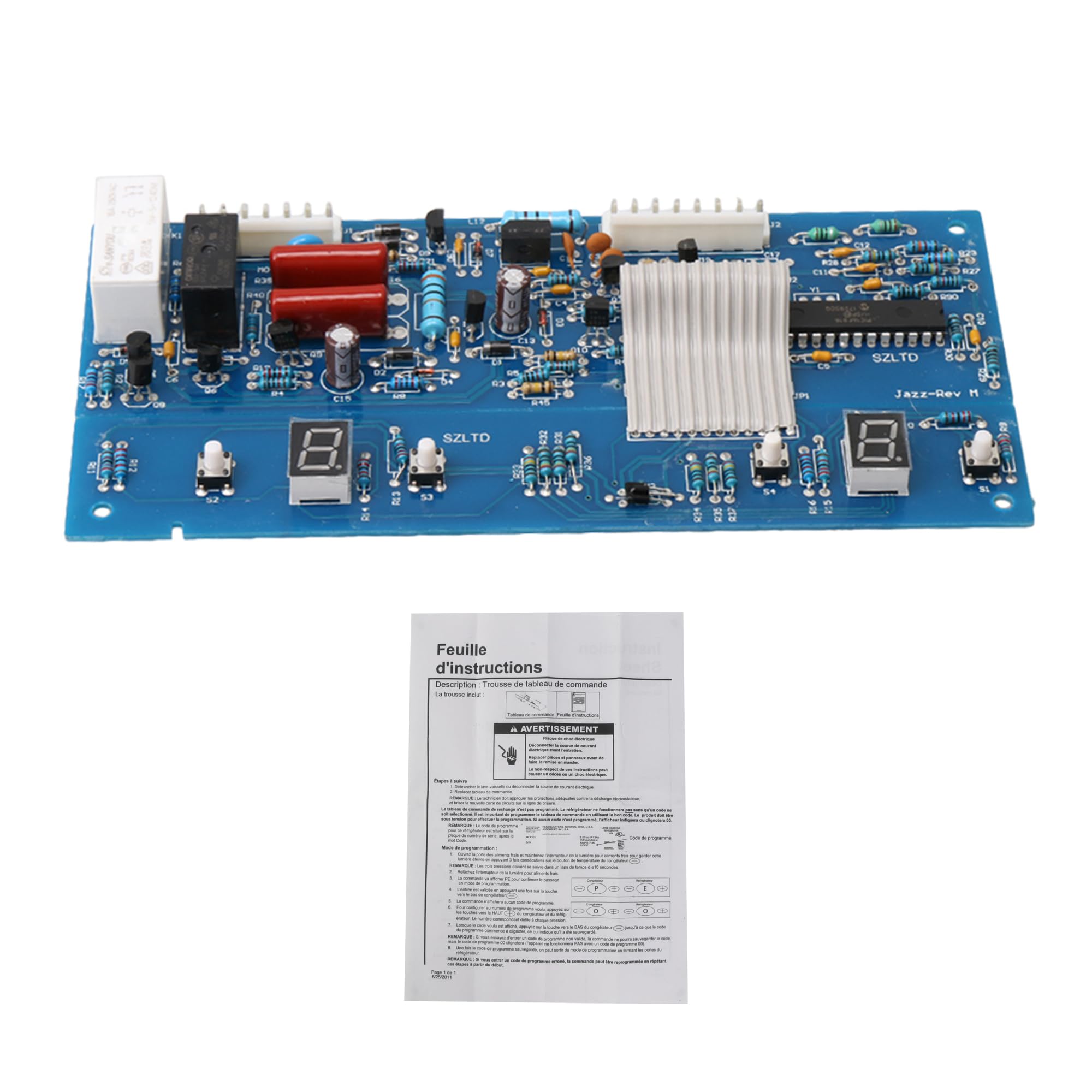 Circuit de réfrigérateur WPW10503278 pour réguler la température de votre frigo