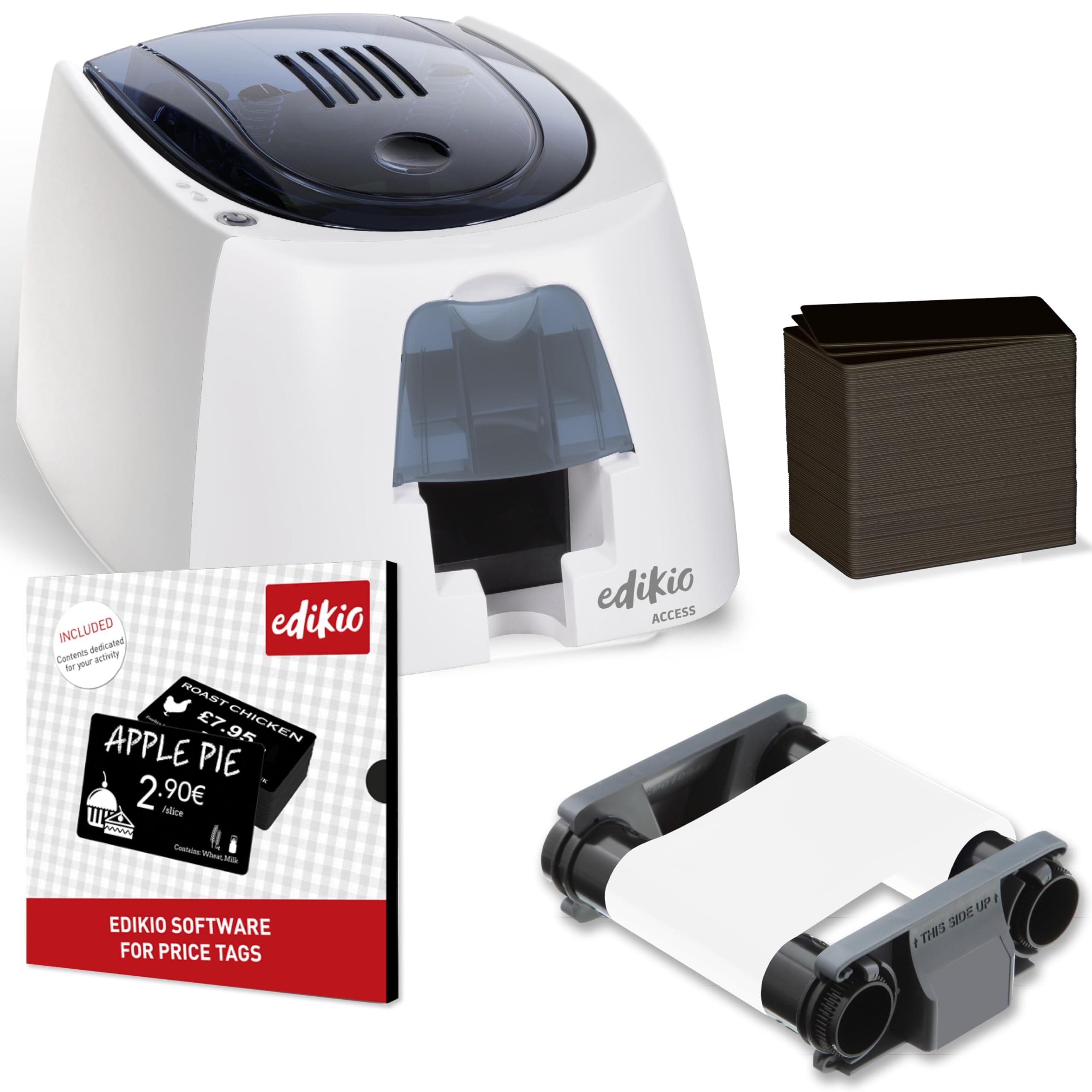 EVOLIS EDIKIO Access Price Tag Solution, Unilateral, 12 Puntos/​MM (300DPI), USB