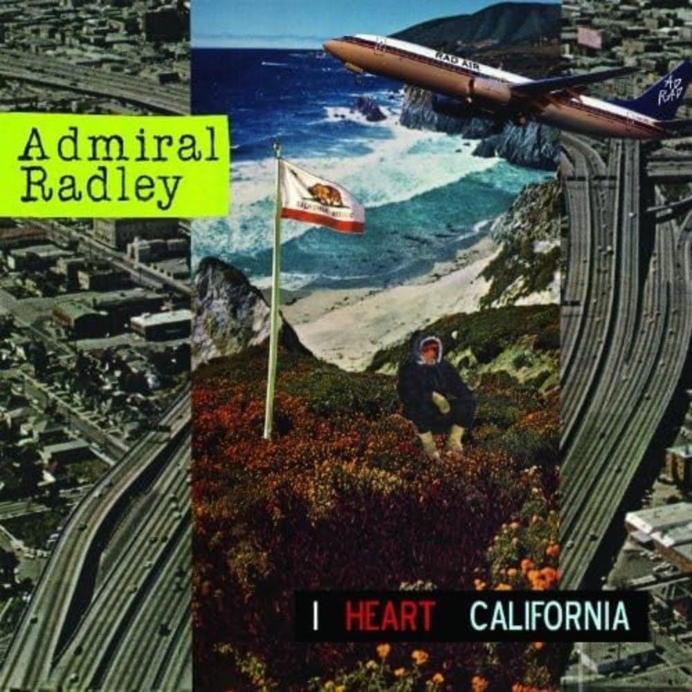 Admiral Radley – I Heart California USA Import Digipak CD Album 2010 Grandaddy