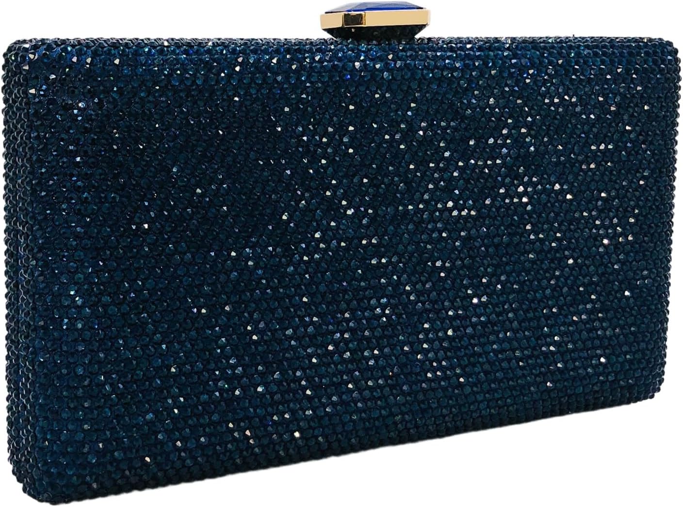 Boutique De FGG Crystal Evening Bags for Women Formal Party Box Clutch Wedding Rhinestone Handbags Bridal Clutch Purse,Mini - Image 8