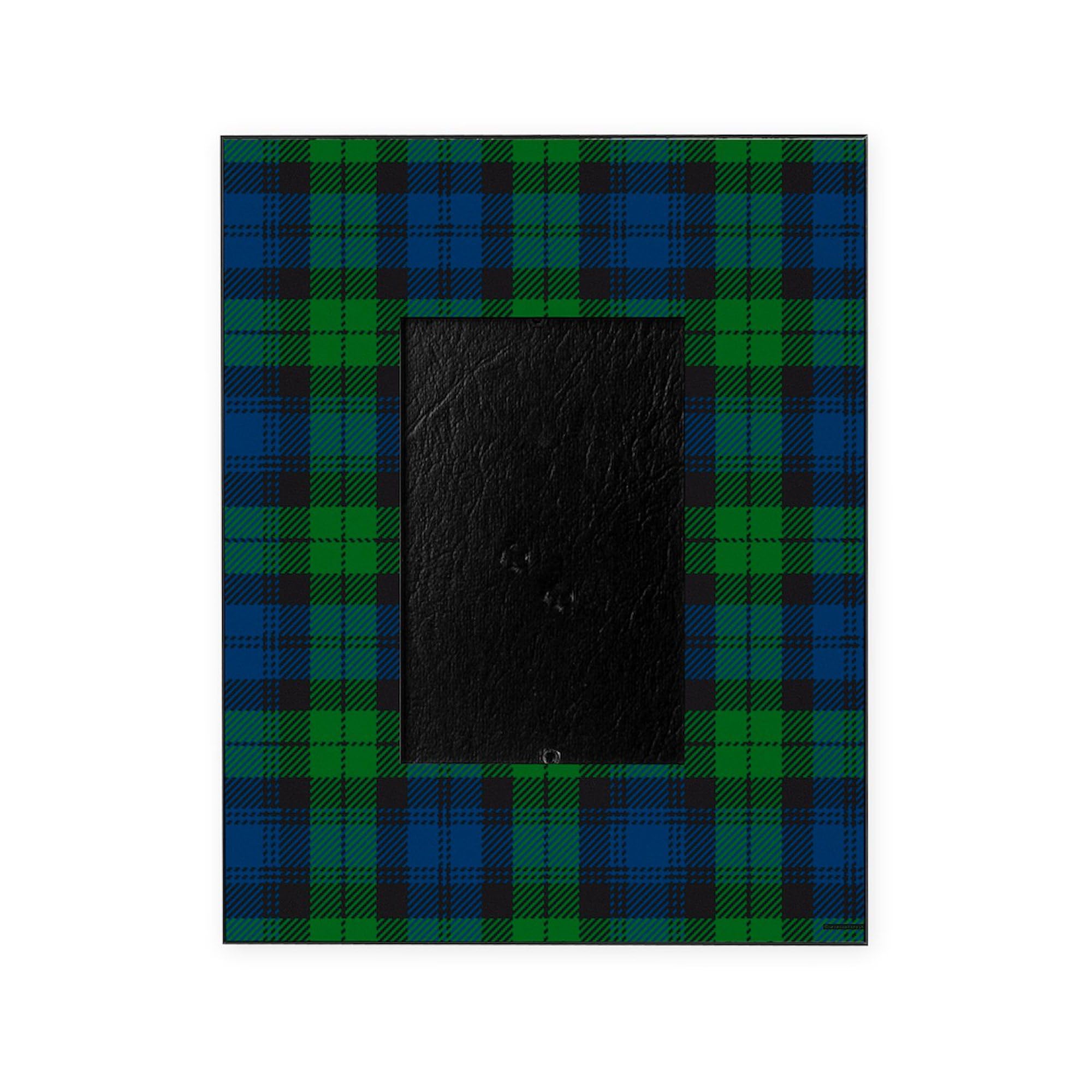 CafePress Black Watch Tartan Plaid Picture Frame