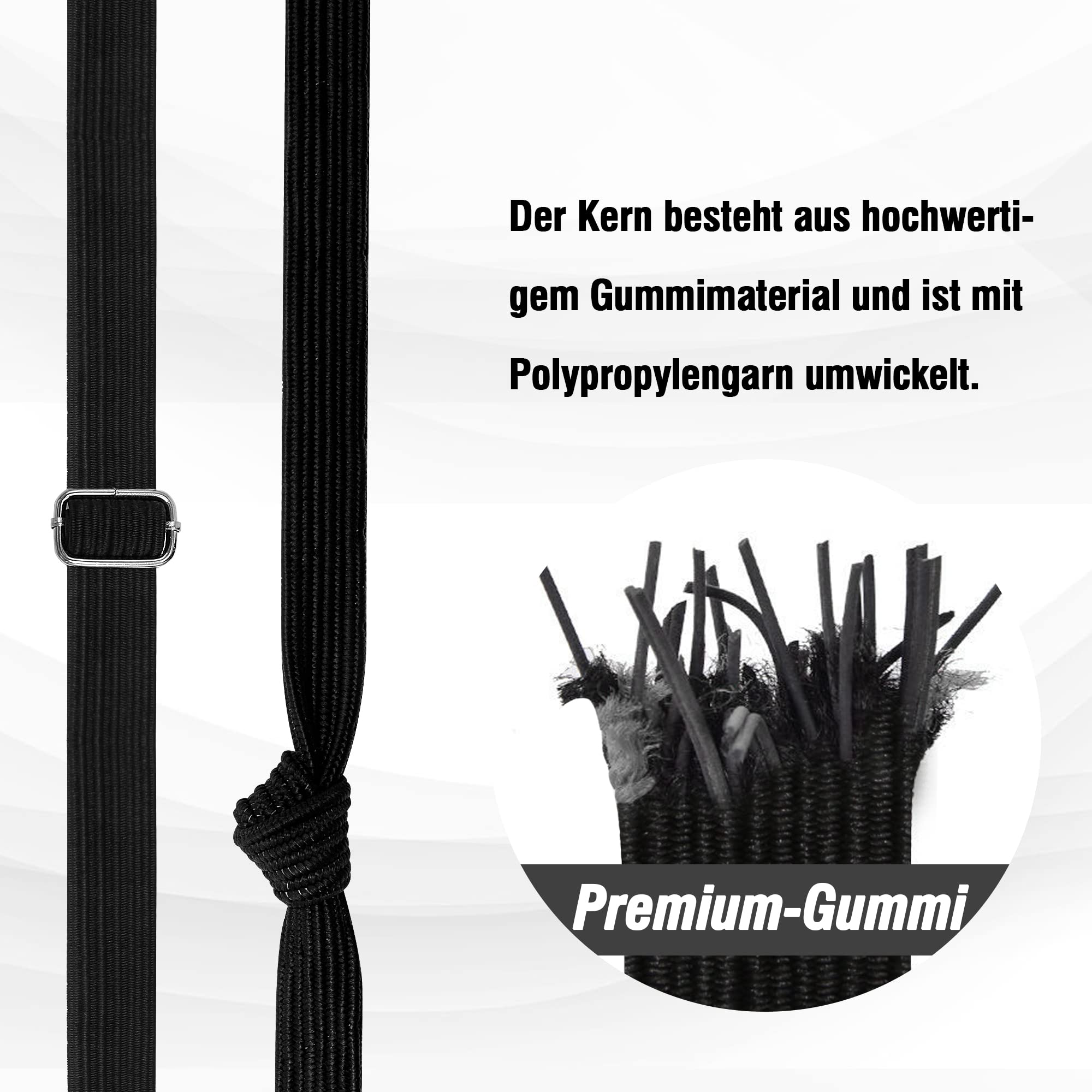 24 Stück Gummispanner Mit Haken – Robuste Spanngurte Für Garten, Auto & Fahrrad