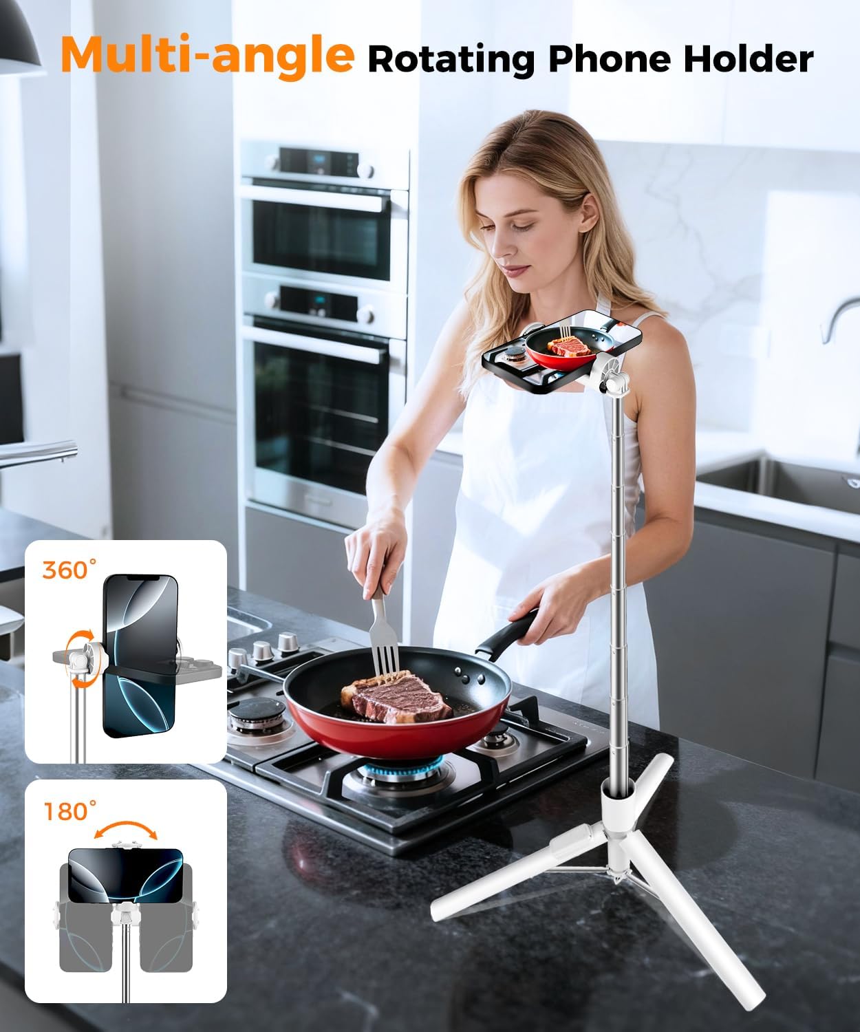 86" Tall Phone Tripod and 68" Automatic Phone Tripod