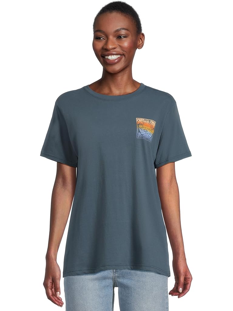 Blue Salty Crew Posted Boyfriend Tee