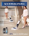 Tineco iFLOOR 5 Breeze Complete Wet Dry Vacuum Cordless Floor Washer, One-Step Cleaning for Hard Floors, Edge Clean, Auto Self-Cleaning, Lightweight & Cordless Design