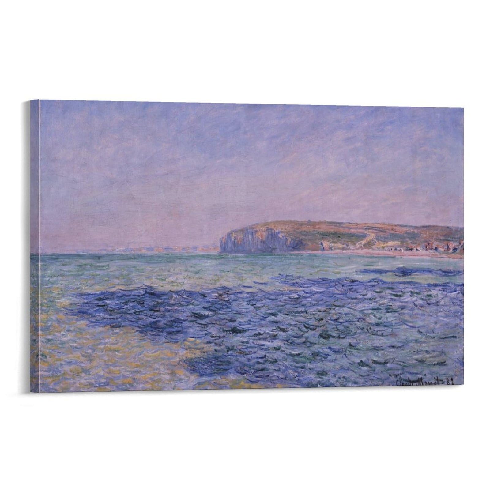 Shadows on The Sea. The Cliffs at Pourville by Claude Monet Wall Art Prints Poster Canvas Poster Wall Art Picture Prints Hanging Photo Decor Home Posters Artworks 12x18inch(30x45cm)