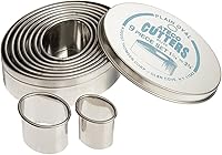 Vista 6 de Ateco juego de cortadores cuadrados de doble cara (6 unidades)