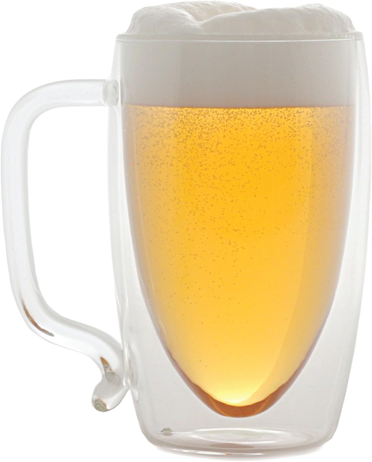 Set of 6 Double Wall Beer Glasses