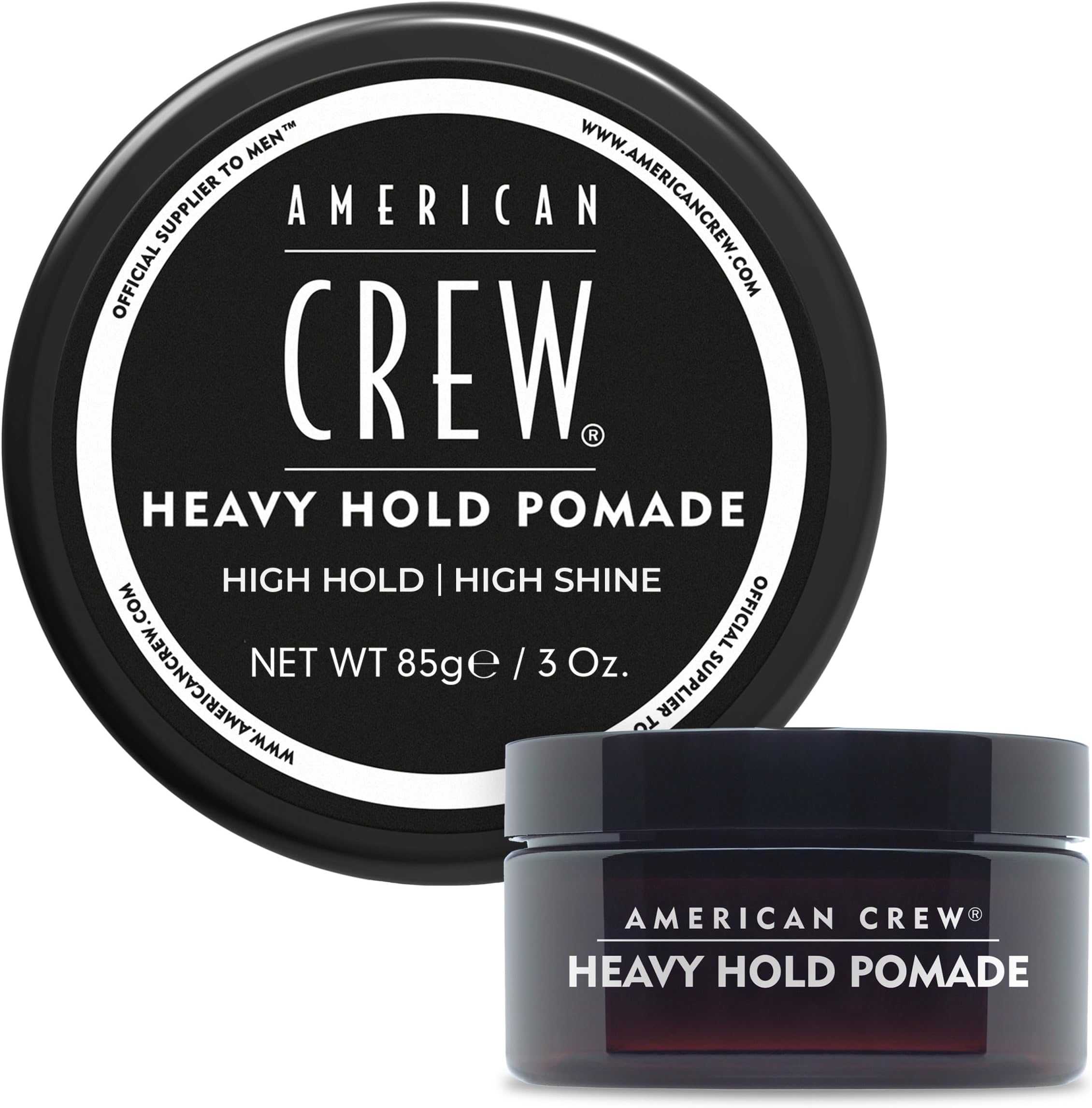 AMERICAN CREW Heavy Hold Pomade, New Version 3 Ounce