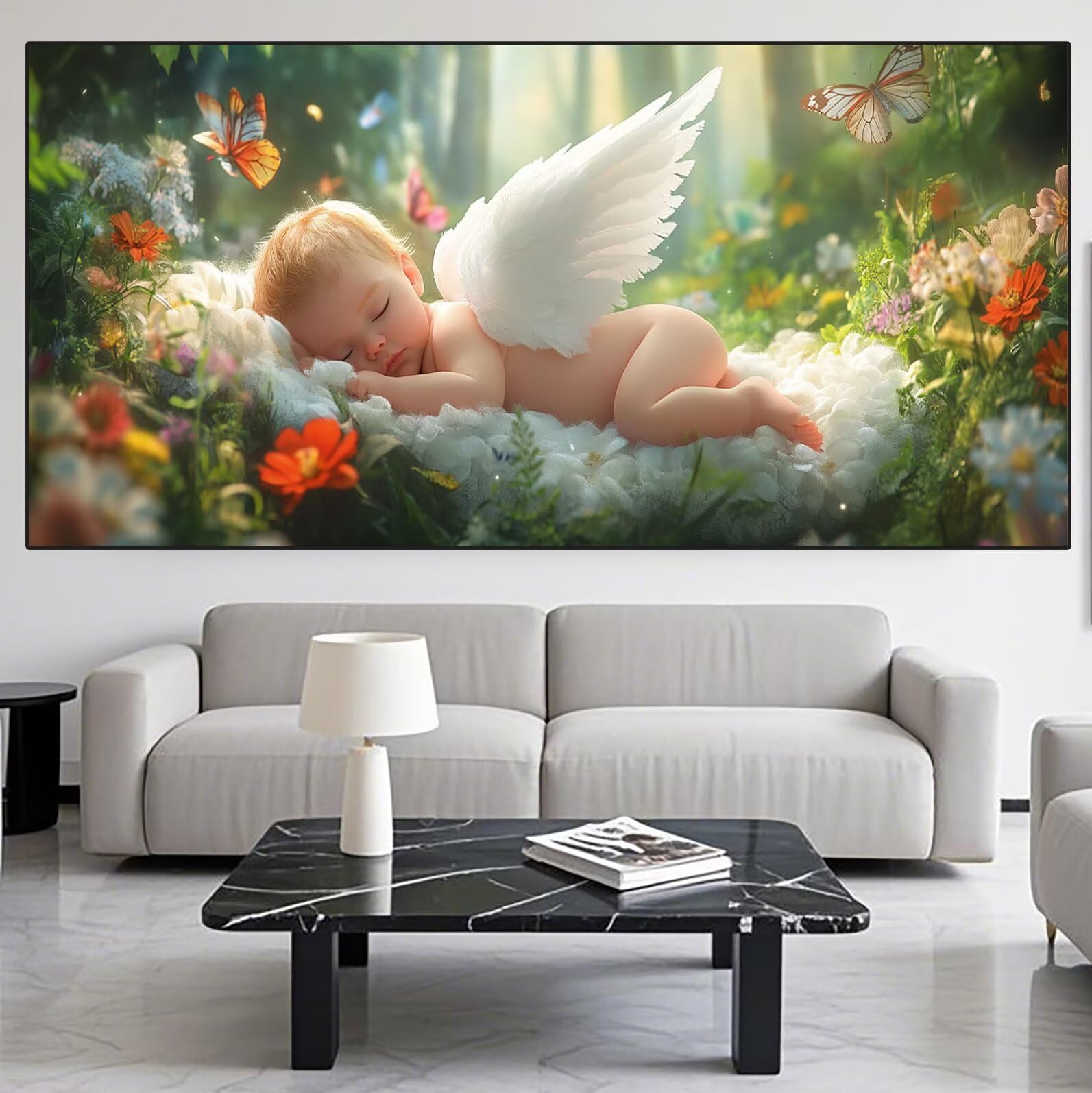 Angel Diamond Art Garden Diamond Painting Arts and Crafts dla dorosłych, zestawy do malowania diamentami 5D, dorosłych, Crysta, haft krzyżykowy, zestaw do haftowania dla początkujących, dekoracja