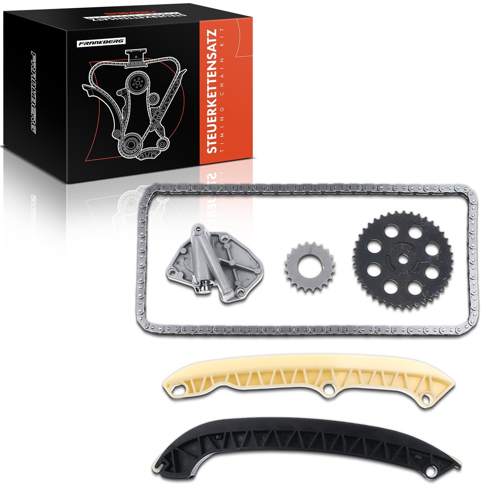 Steuerkettensatz Steuerkette für Ibiza III 6L1 Fabia I 6Y2 6Y5 6Y3 Fabia II 542 545 Fox 5Z1 5Z3 Polo 9N 1.2L Benzin 2001-2014 03D109229