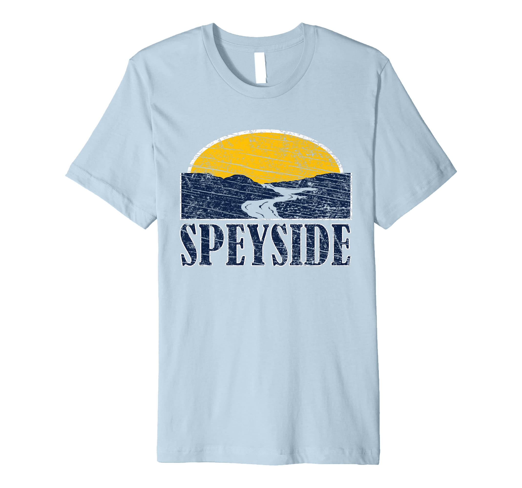 speyside scotch whisky producing region retro vintage Premium T-Shirt