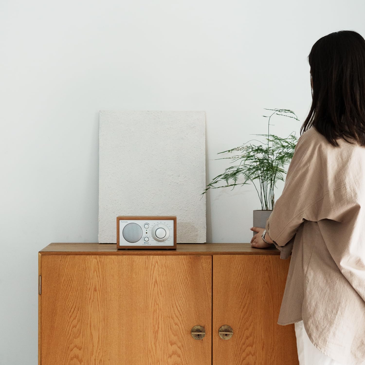 Tivoli Audio Model One Bluetooth AM/FM Radio (Cherry/Silver)