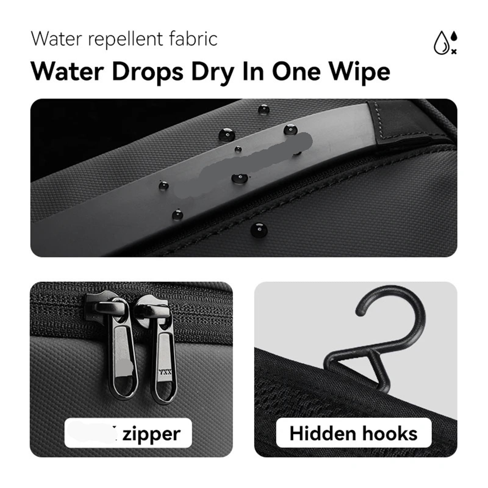 Borsa Da Toilette Da Viaggio Borsa da toilette da viaggio Borsa da viaggio d'affari da uomo Separazione asciutta e bagnata Borsa da bagno fitness Borsa da trucco impermeabile Borsa da lavaggio(Light G