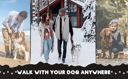 Miniatura 7 de Correa de entrenamiento para perros de 15 pies, 20 pies, 30 pies, 50 pies, 100 pies, correa extra larga para perros con mango acolchado para razas