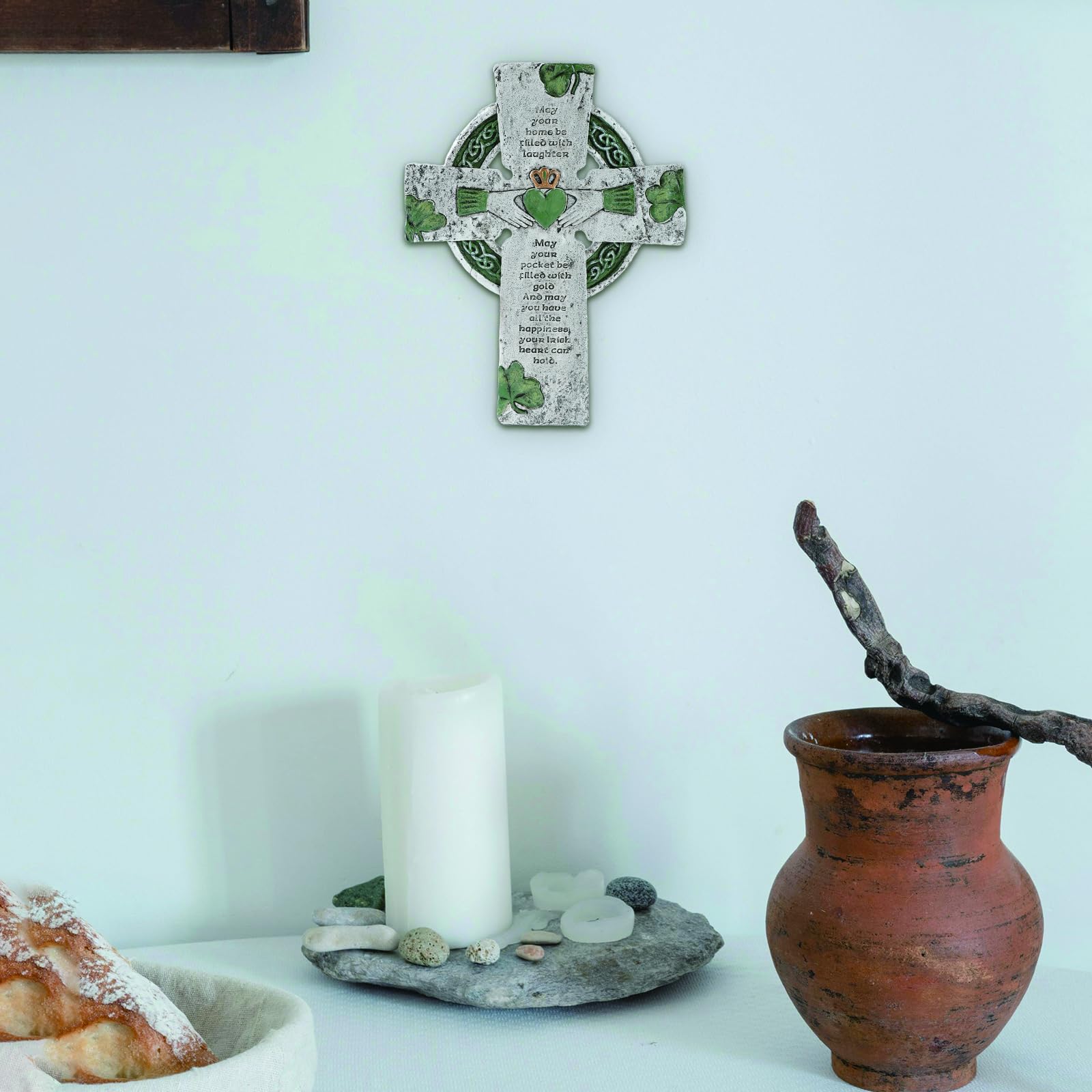 Amazon.co.jp: TALPGOD ケルト十字架 アイルランドの祝福の壁装飾、家