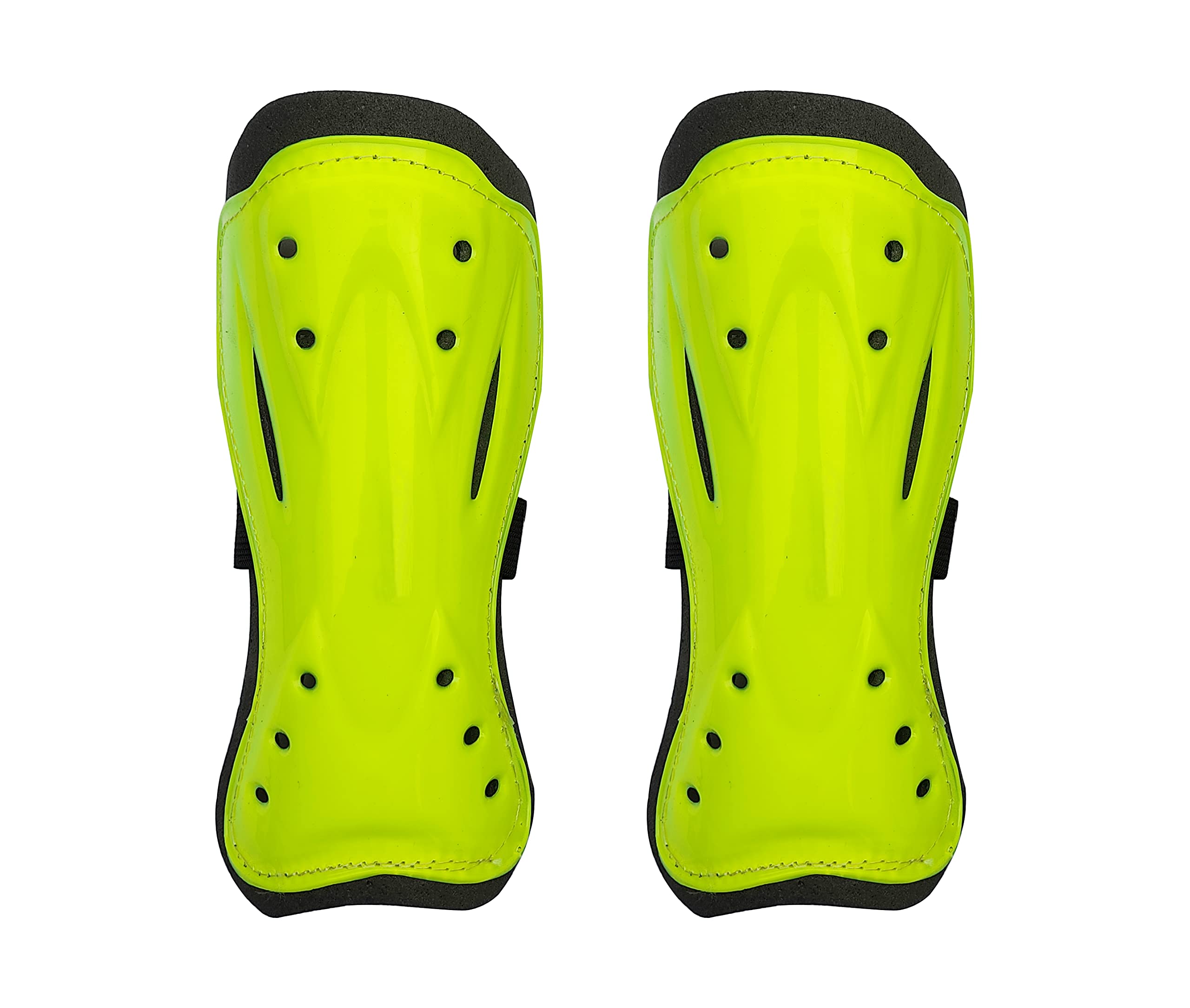 BOLDUP Shinguards, Football Shinguards, for Kids | ONE Pair (Lemon Green)-picture-14