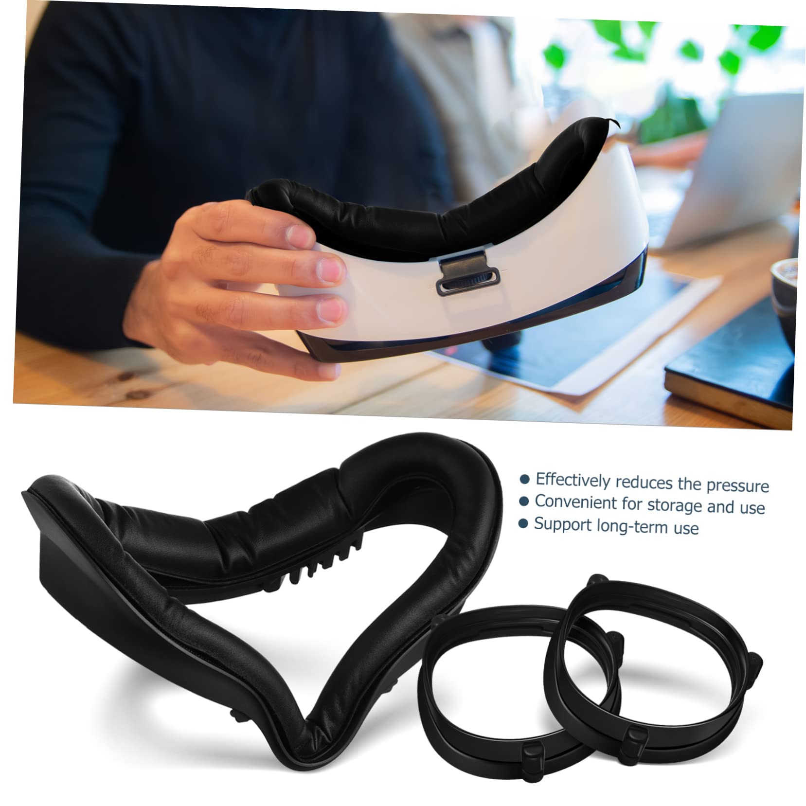 Artibetter Vr Linsen Schutz Zubehör Magnetischer Brillenrahmen Mit Ersatzmaske Kompatibel Mit Schützt Ihre Vr-linsen Vor Kratzern Und Beschädigungen