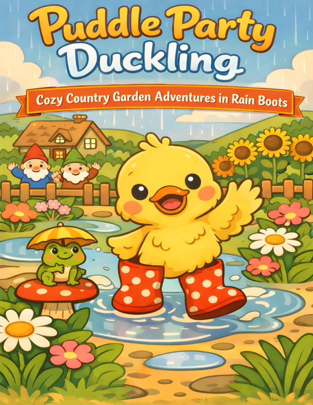 Puddle Party Duckling: Cozy Country Garden Adventures in Rain Boots (The Rainy Day Friends Collection)