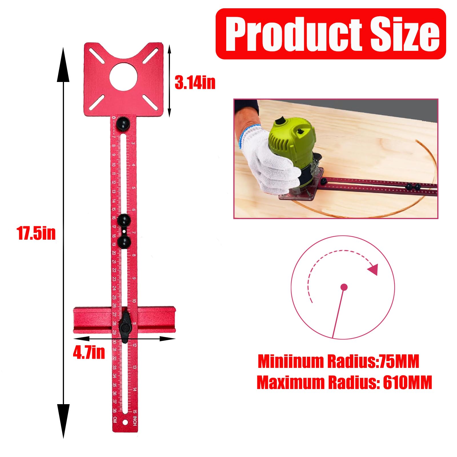 4 in 1 Router Fräsen Nut Halterung, Oberfräse Kreis Schneidvorrichtung für Oberfräse Werkzeug, Schrank Hardware Jig für Oberfräse Werkzeug, Multifunktionale Oberfräse Vorrichtung für Holzbearbeitung 4 in 1 Router Fräsen Nut Halterung, Oberfräse Kreis Schneidvorrichtung für Oberfräse Werkzeug, Schrank Hardware Jig für Oberfräse Werkzeug, Multifunktionale Oberfräse Vorrichtung für Holzbearbeitung