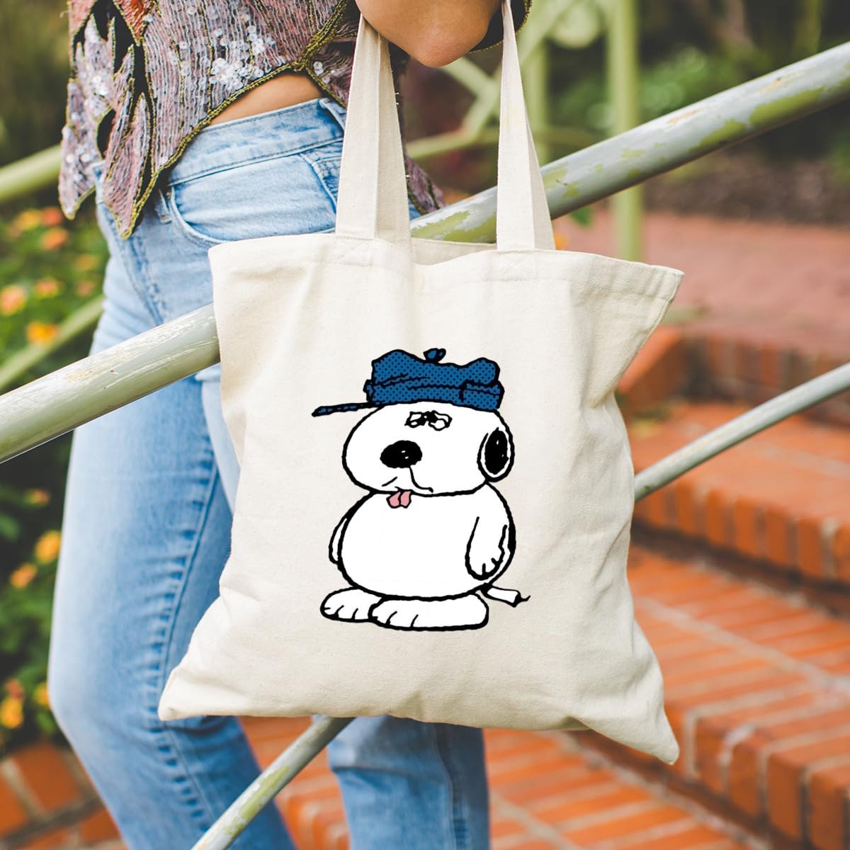 （希少）スヌーピーオラフ　トートバッグ スヌーピー オラフ トートバッグ フェイス SNOOPY