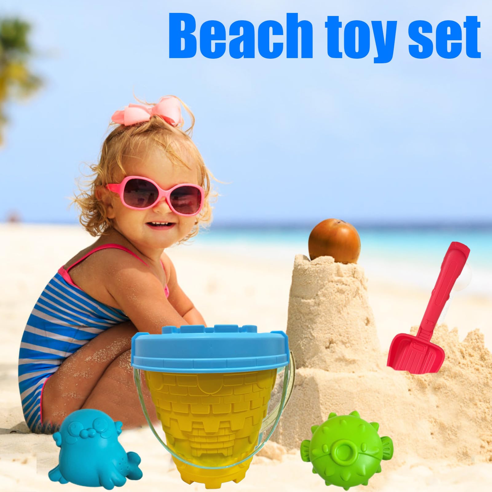 Juego de juguetes para niños de playa, juego de juguetes de de playa 8x/set