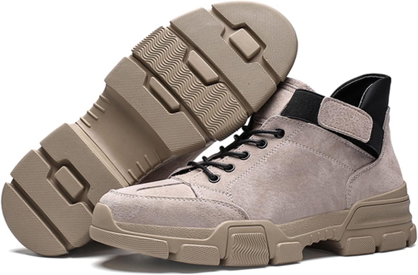 [イグル] メンズ ミリタリーブーツ トレンド メンズ ブーツ レースアップブーツ 痛くない 防水 防滑 秋冬 ラウンドトゥ アウト