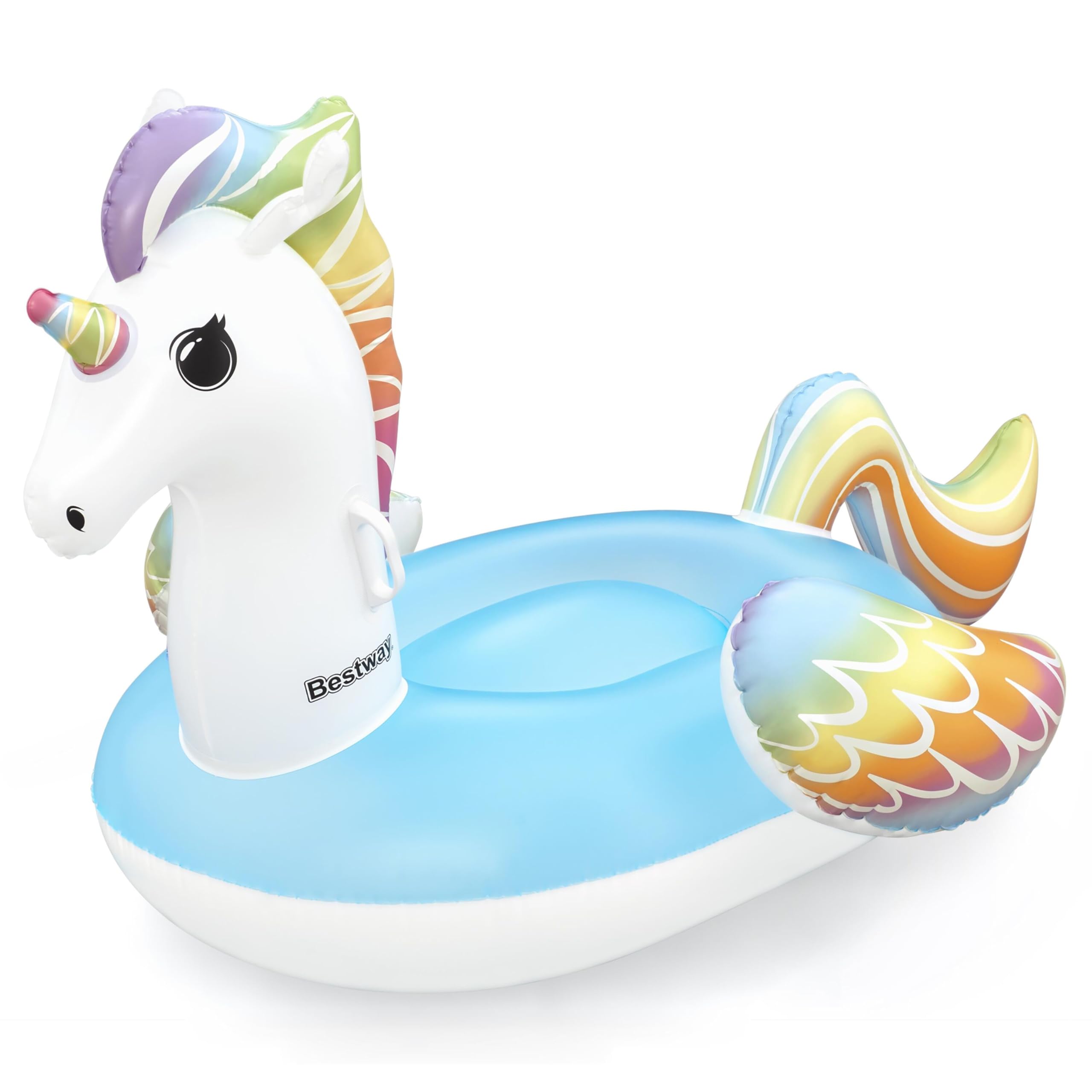 Aufblasbarer Fantasy Einhorn Aufsitz 155 cm