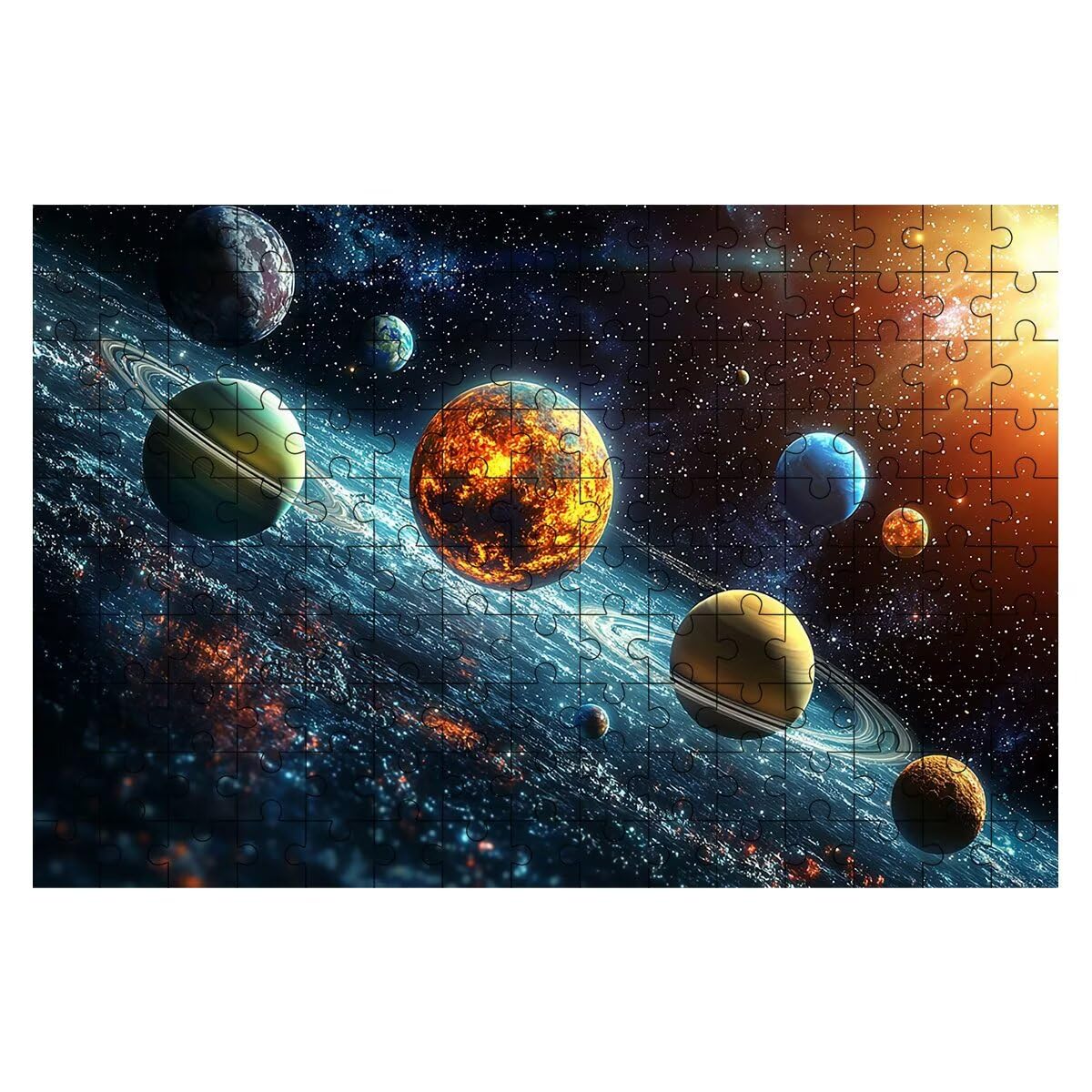 Puzzle 1500 Piezas Planeta, Puzzle Paisaje, Puzzles 1500 Piezas Adultos, Rompecabezas de Madera con Caja Regalo, Rompecabezas Adultos para Toda la Familia, Regalos Originales para Mujer 87x57cm -1700