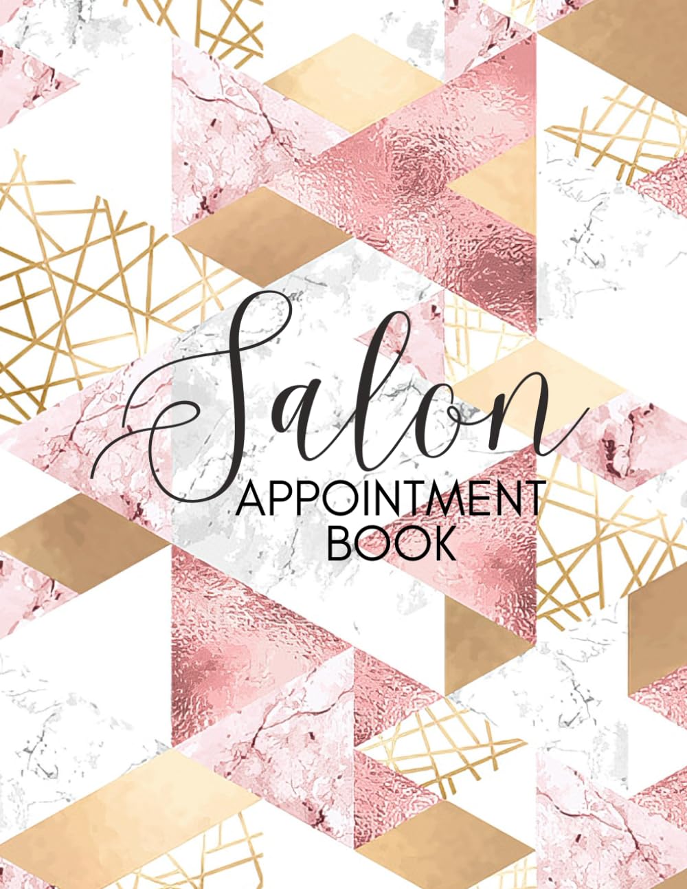 Salon Appointment Book: Undated Appointment Schedule Book, 52 Weeks Hourly Planner 8 Column Scheduling Notebook
