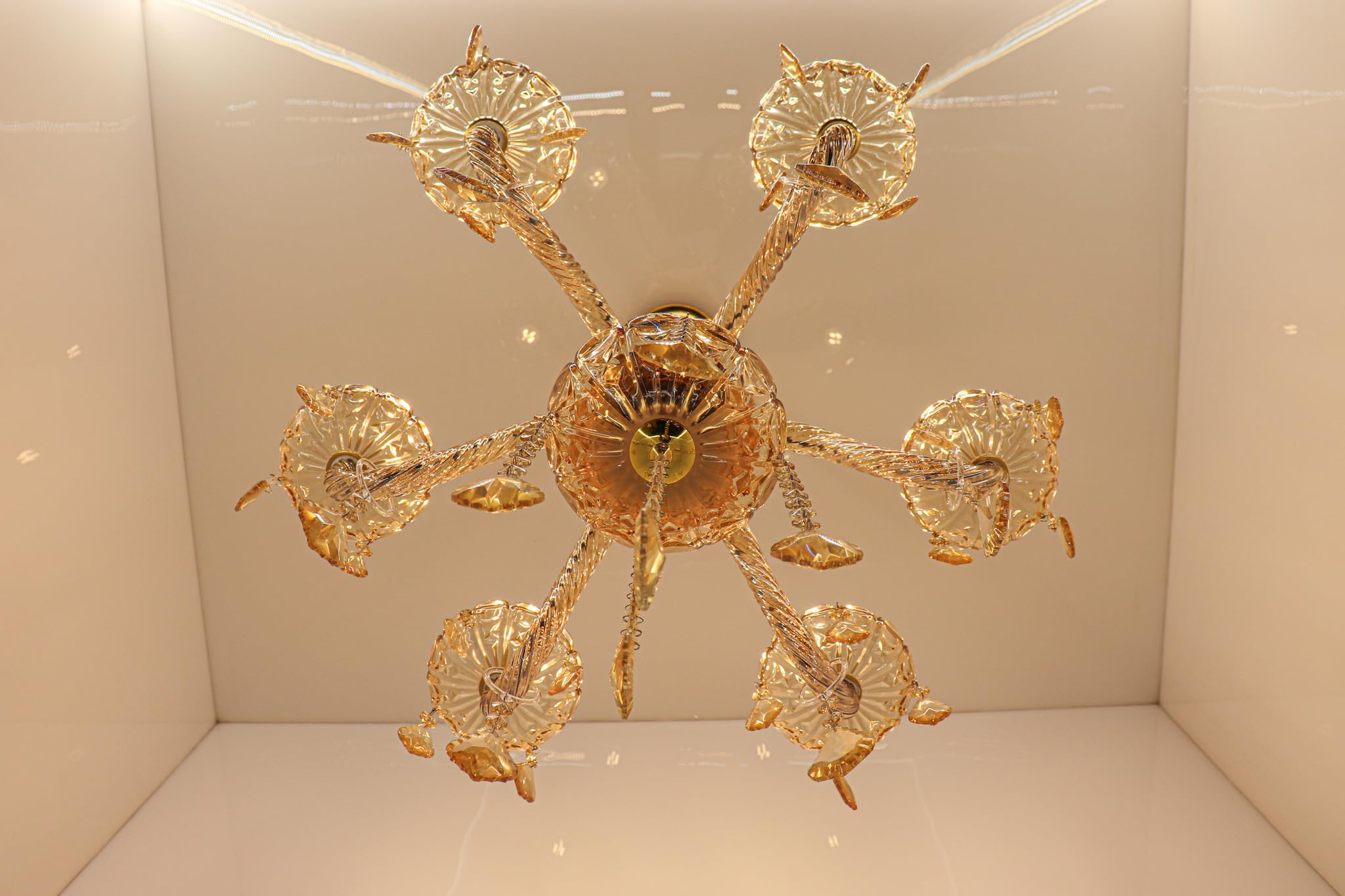 swanart Italian Chandelier (Clear Cream) 4