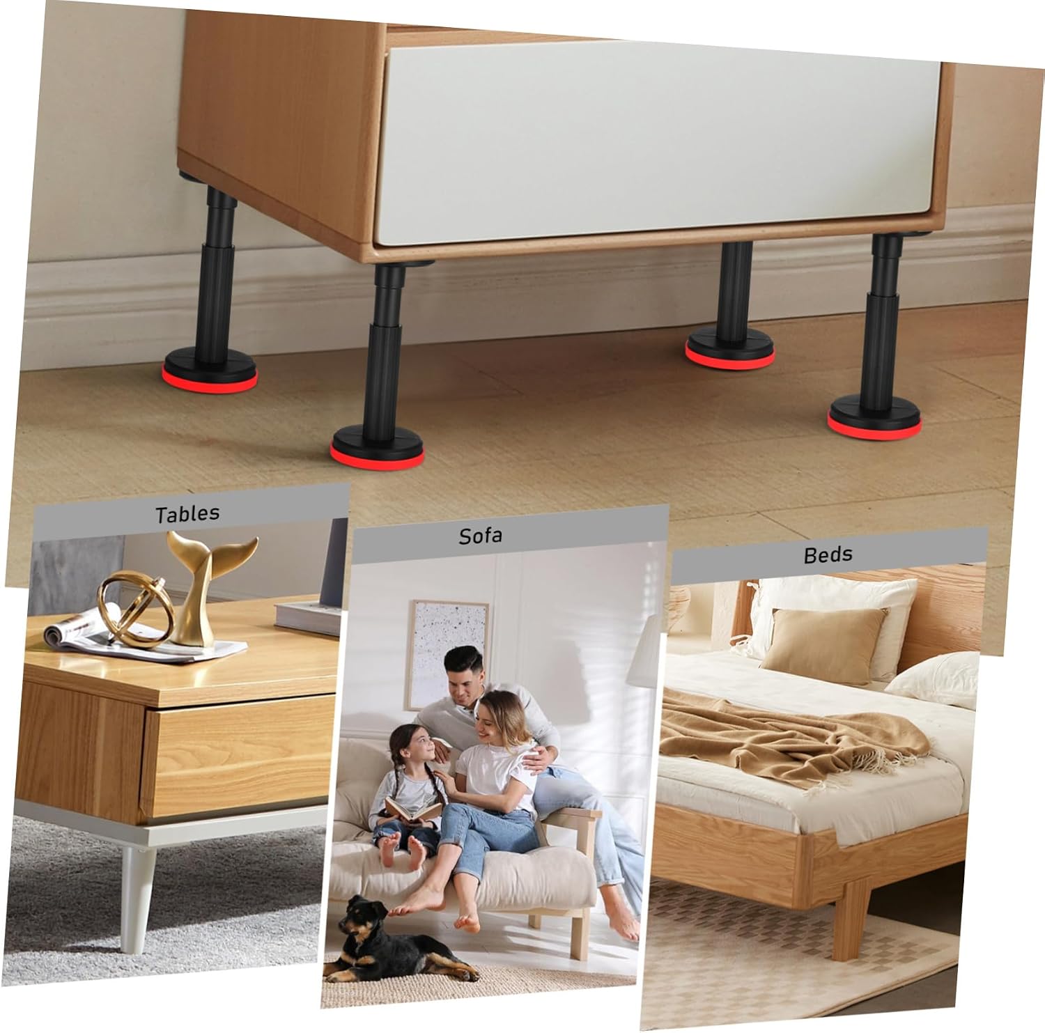 Angoily 2pcs Adjustable Telescopic Support Poles Heavy Duty Cabinet Support Rods for Under Sink Stabilization Versatile Height for Home and Industrial Use Efficient Repair Tool
