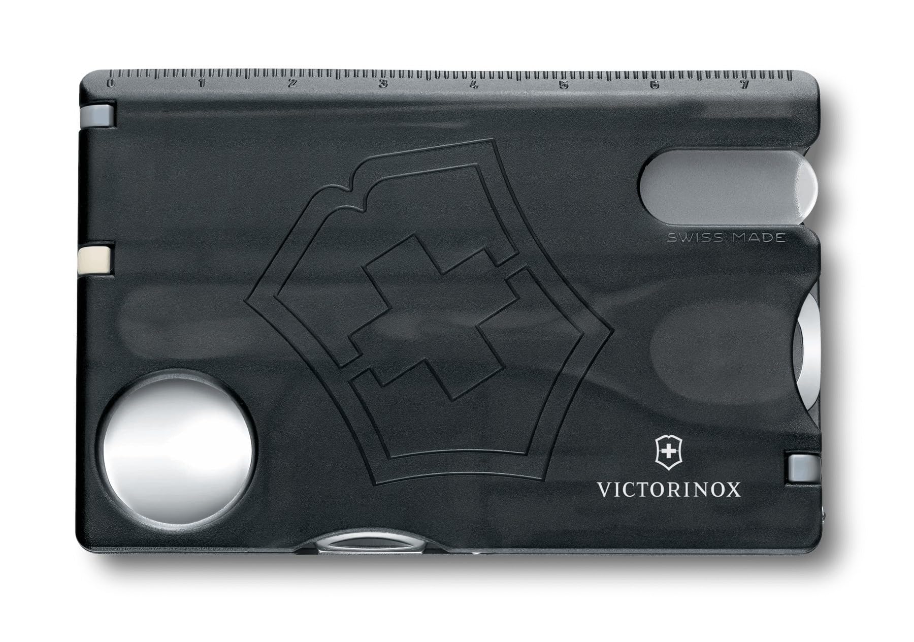 VICTORINOX Navaja suiza de bolsillo Swiss Card Lite, Swiss Card Lite, 13 funciones, multiherramienta con hoja en punta, destornillador 5 mm, tijeras