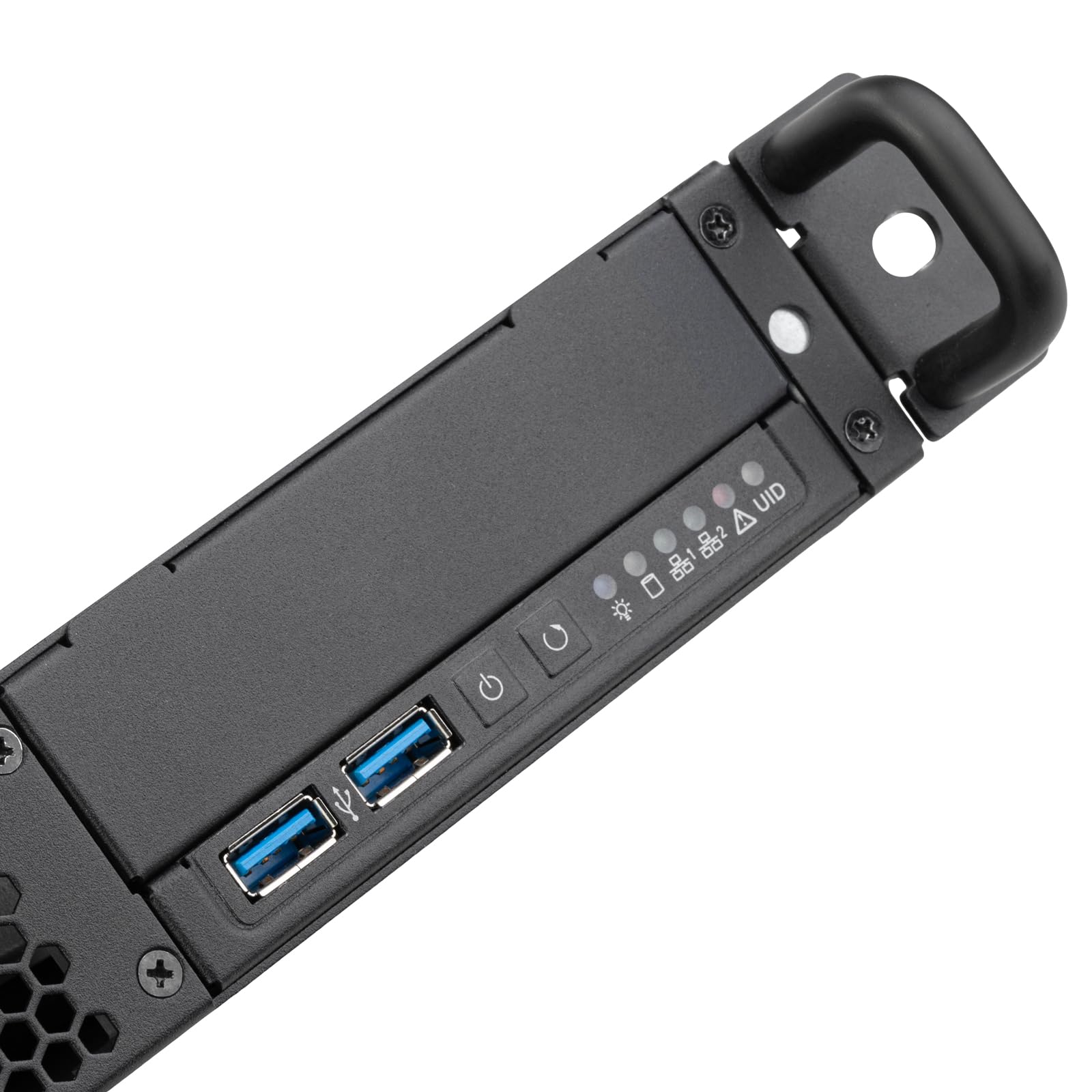 SilverStone RM100 - Châssis Serveur 1U rackable avec Support pour Carte mère ATX et Design de Module I/O Reversible, SST-RM100