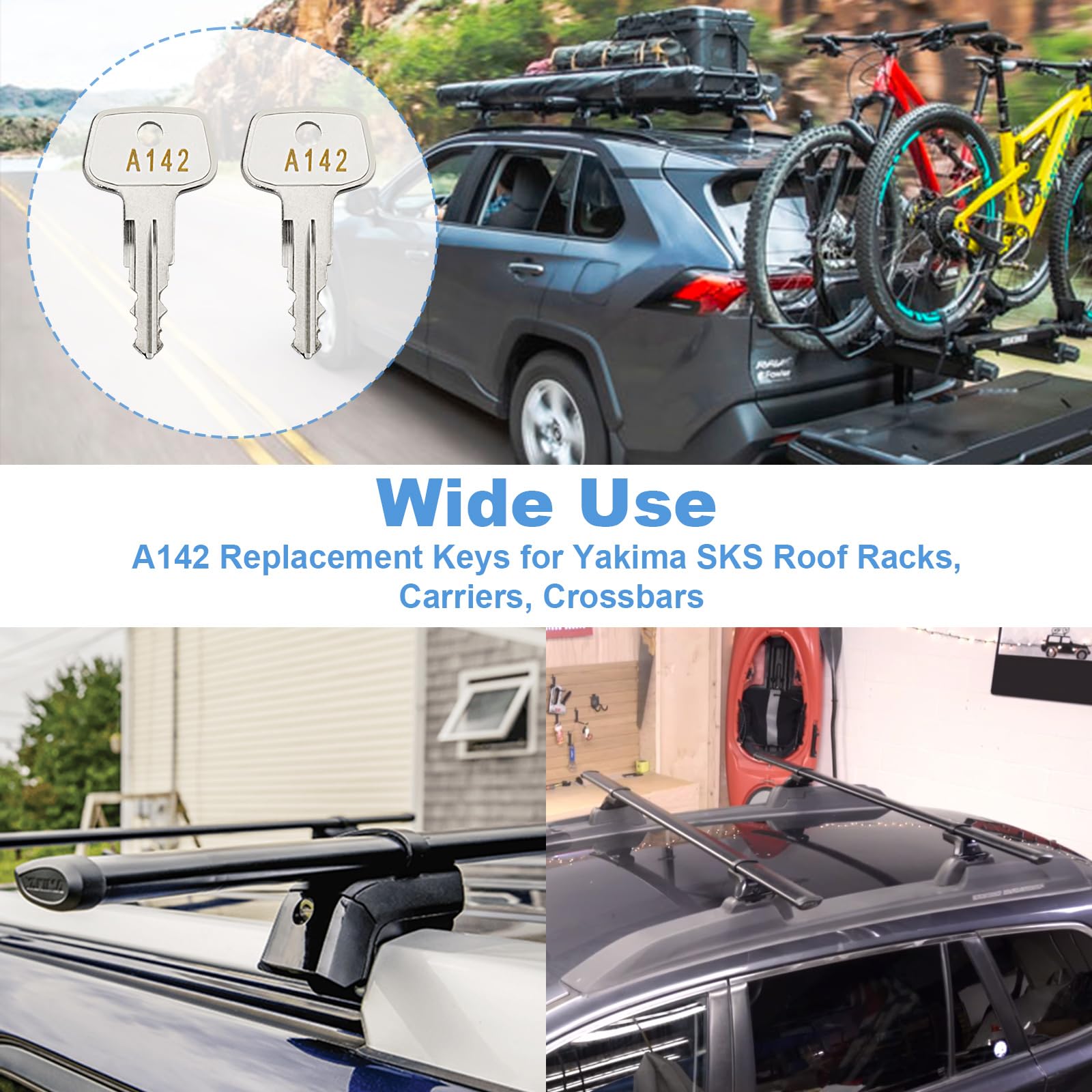 Amazon.com: VIDABTE A142 Cargo Roof Carrier Key, Keys for Yakima