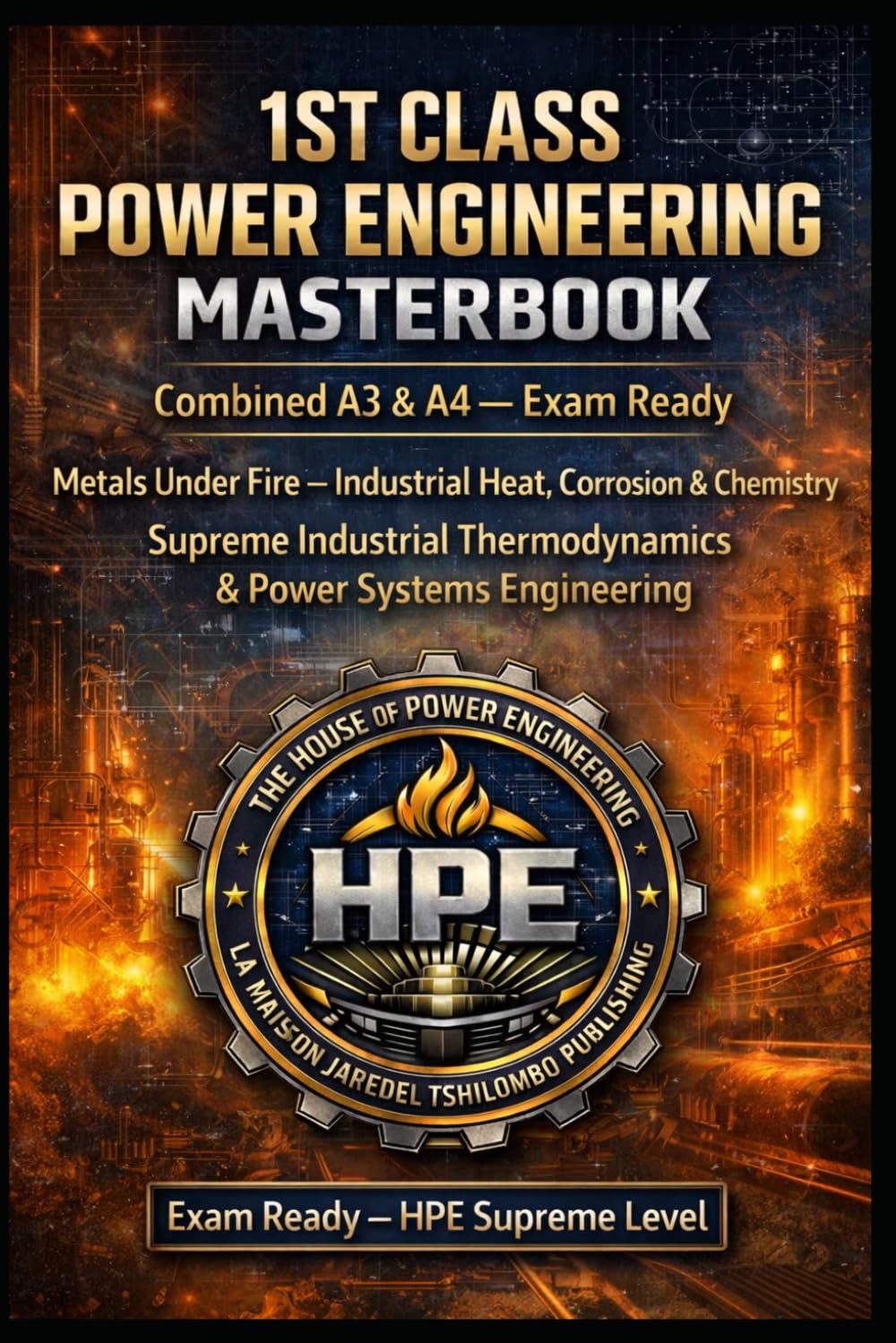 1ST CLASS POWER ENGINEERING — Combined A3 & A4 — Exam Ready — Metals Under Fire — Industrial Heat, Corrosion & Chemistry: Supreme Industrial Thermodynamics & Power Systems Engineering — HPE