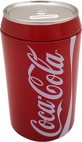 The Tin Box Company Banco de latas de Coca Cola con tapa extraíble rojo modelo 660227-12