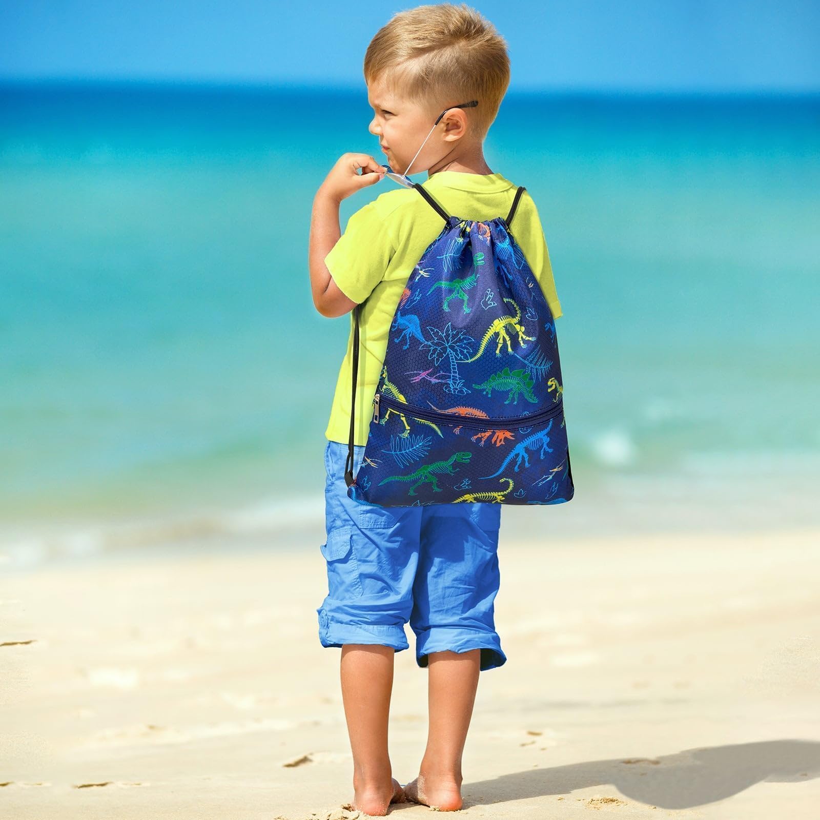WAWSAM Bolsas de Cuerdas de Gimnasio- Mochila con cordón para Niños Bolsa