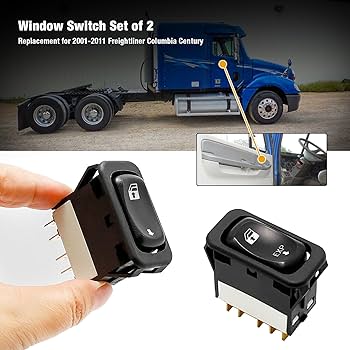Amazon.com: ZUDKSUY Window Glass Lift Switch 2PCS (Driver+