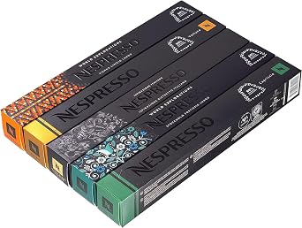 Nespresso Capsules kahve makinesi i in    r n yelpazesi   10 x Fortissio Lungo 10 x Ristretto 10 x Volluto 10 x Capriccio 10 x Linizio Lungo