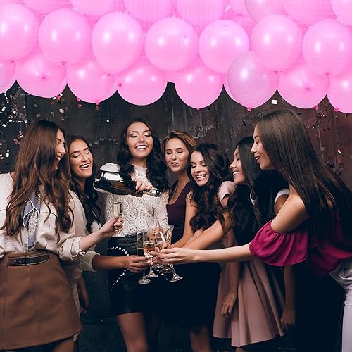 Vista 15 de Haull Red de caída de globos para lanzamiento de techo, boda, cumpleaños, globos, red de caída para celebración de Año Nuevo, baby shower